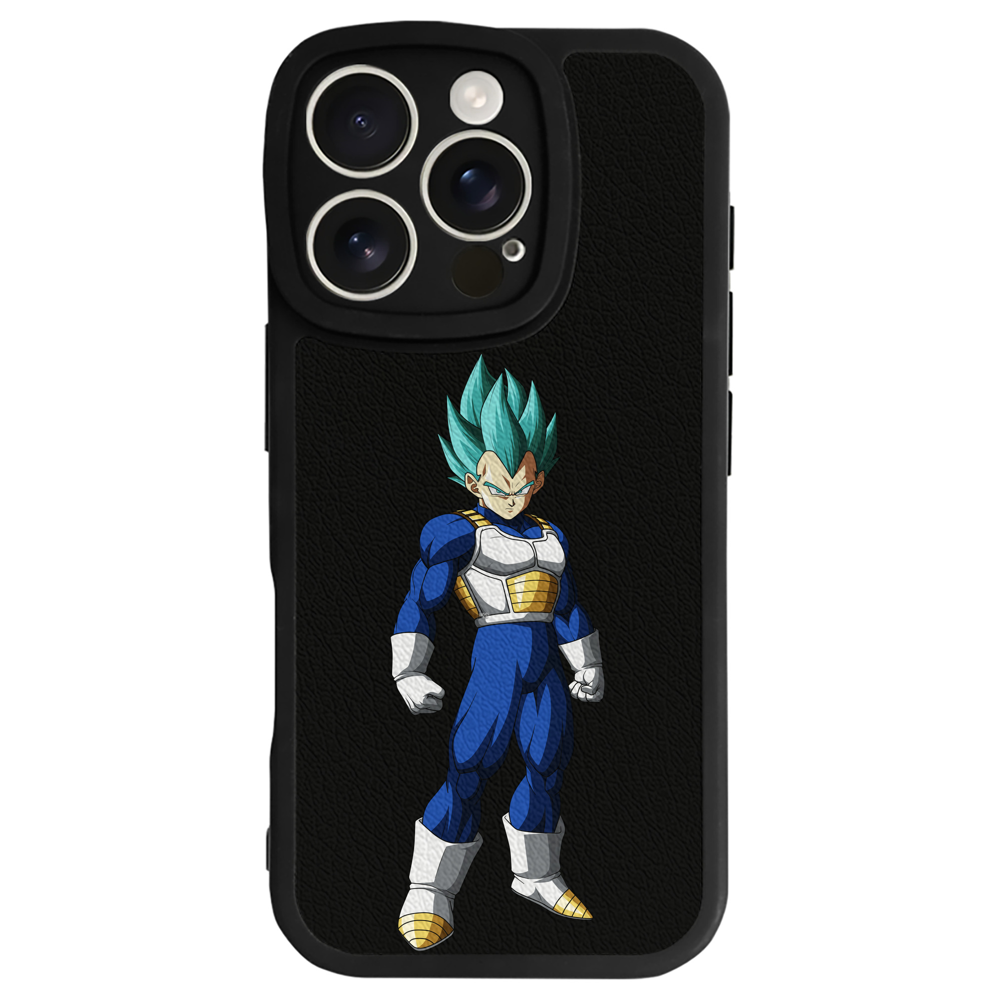 （画像用） ドラゴンボール ベジータ四世（Bejīta Yonsei）DRAGON BALL Vegeta IV 【iPhone 16シリーズ対応】シリコンスマホケース（レザー調） 材質：シリコン